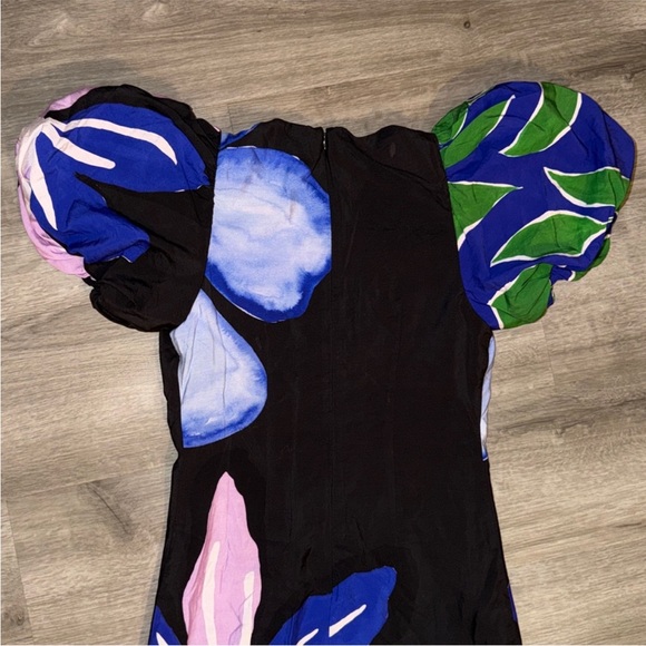 BubAnthropologie puff sleeve a line maxi dress - Picture 9 of 15